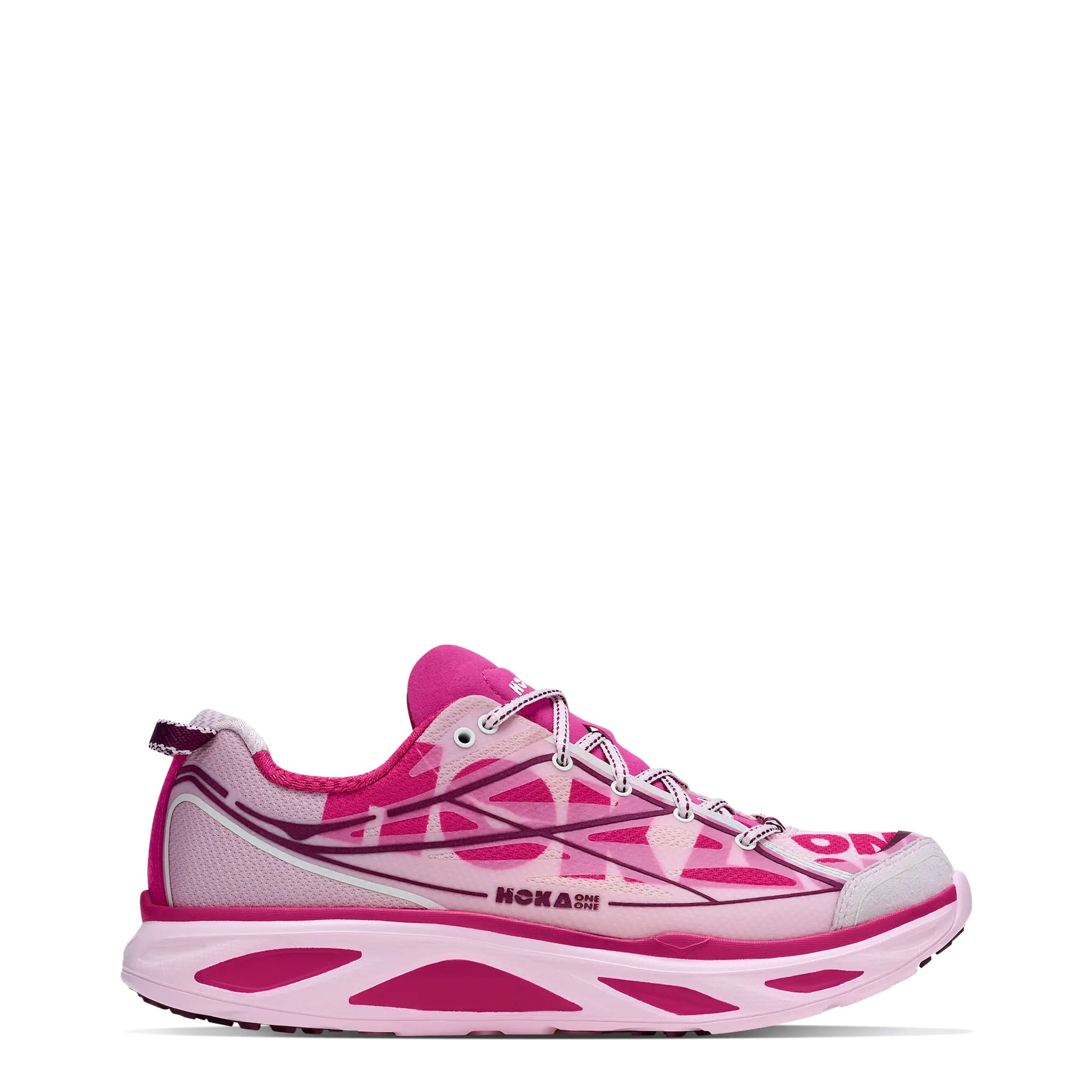 Hoka Womens Huaka Pro Trainer Rose Latte / Pink Punch