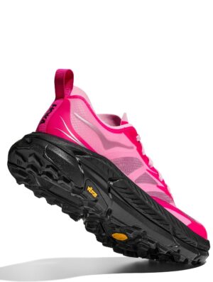 Hoka Womens Mafate Speed 4 Lite Trainer Neon Dragonfruit / Black