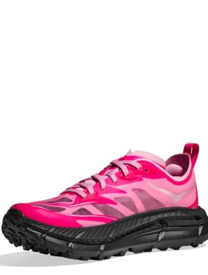 Hoka Womens Mafate Speed 4 Lite Trainer Neon Dragonfruit / Black