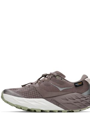 Hoka Womens Speedgoat 7 GTX Trainer Pebble Grey / Alabaster