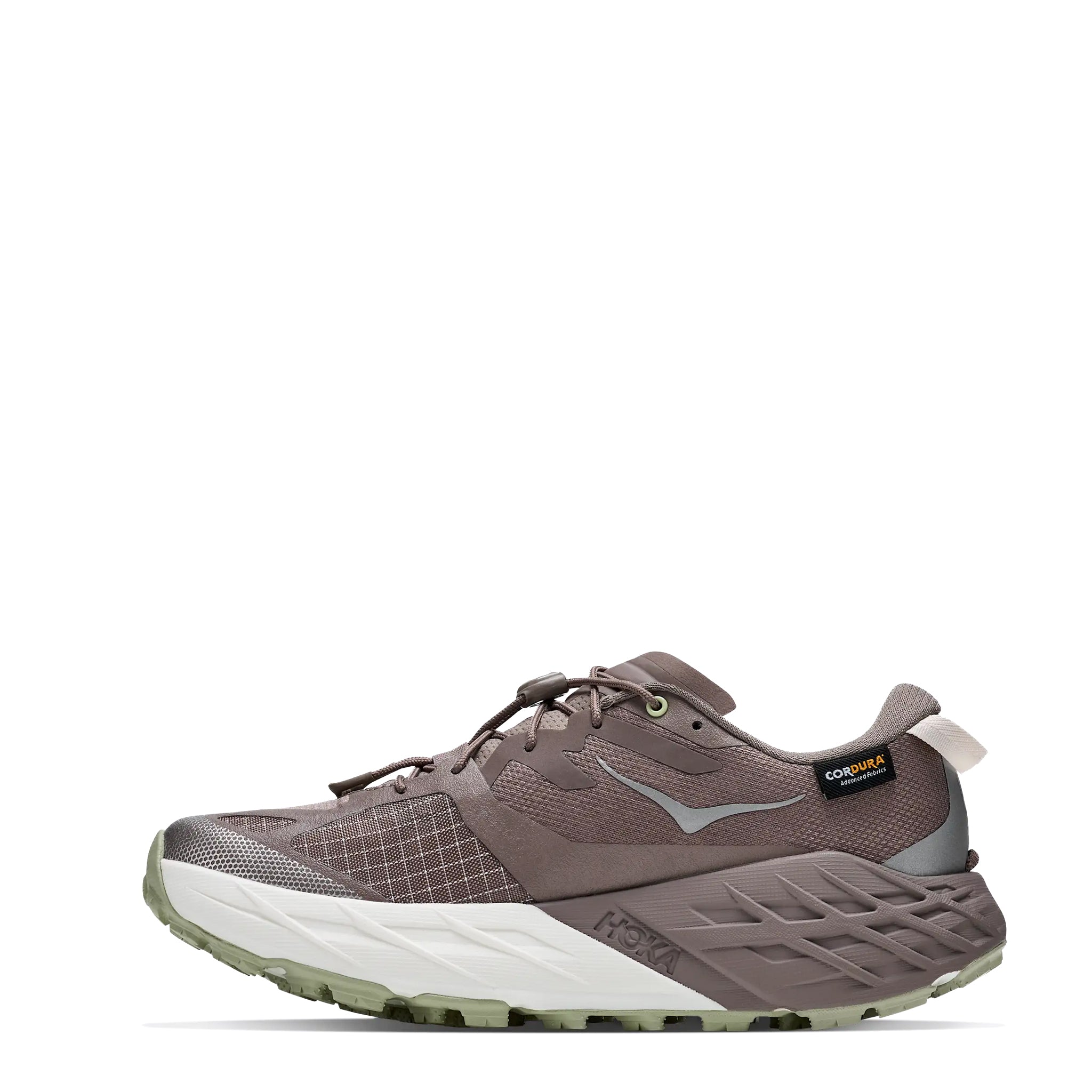Hoka Womens Speedgoat 7 GTX Trainer Pebble Grey / Alabaster