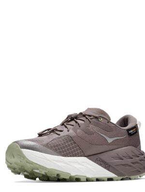 Hoka Womens Speedgoat 7 GTX Trainer Pebble Grey / Alabaster