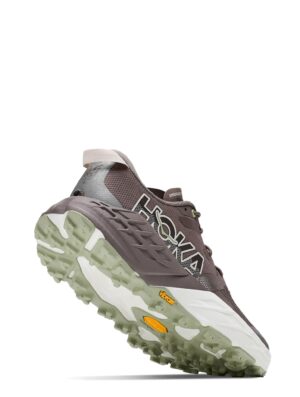 Hoka Womens Speedgoat 7 GTX Trainer Pebble Grey / Alabaster