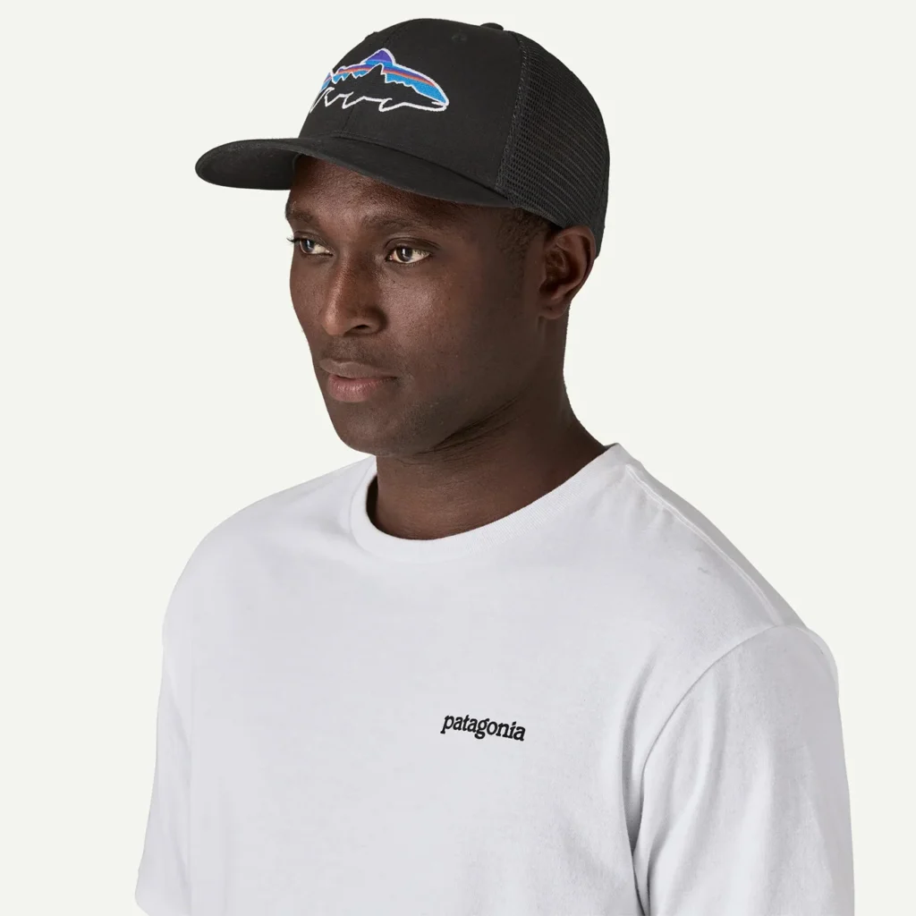 Patagonia Fitz Roy Trout Trucker Hat Black