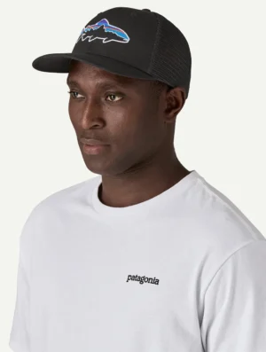 Patagonia Fitz Roy Trout Trucker Hat Black