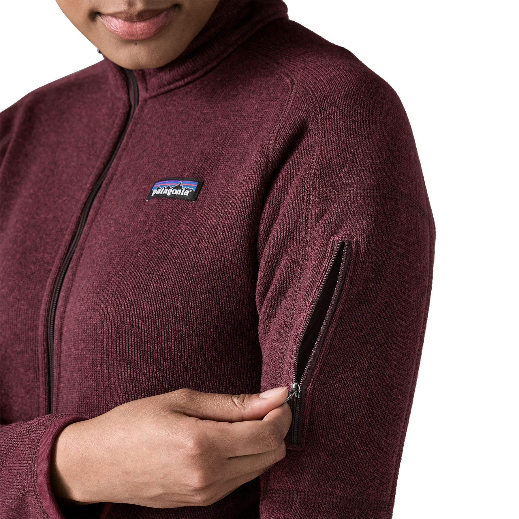 Patagonia Womens Better Sweater Fleece Jacket Berry Fig