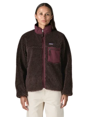 Patagonia Womens Classic Retro-X Fleece Jacket Den Brown