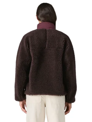 Patagonia Womens Classic Retro-X Fleece Jacket Den Brown