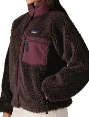 Patagonia Womens Classic Retro-X Fleece Jacket Den Brown