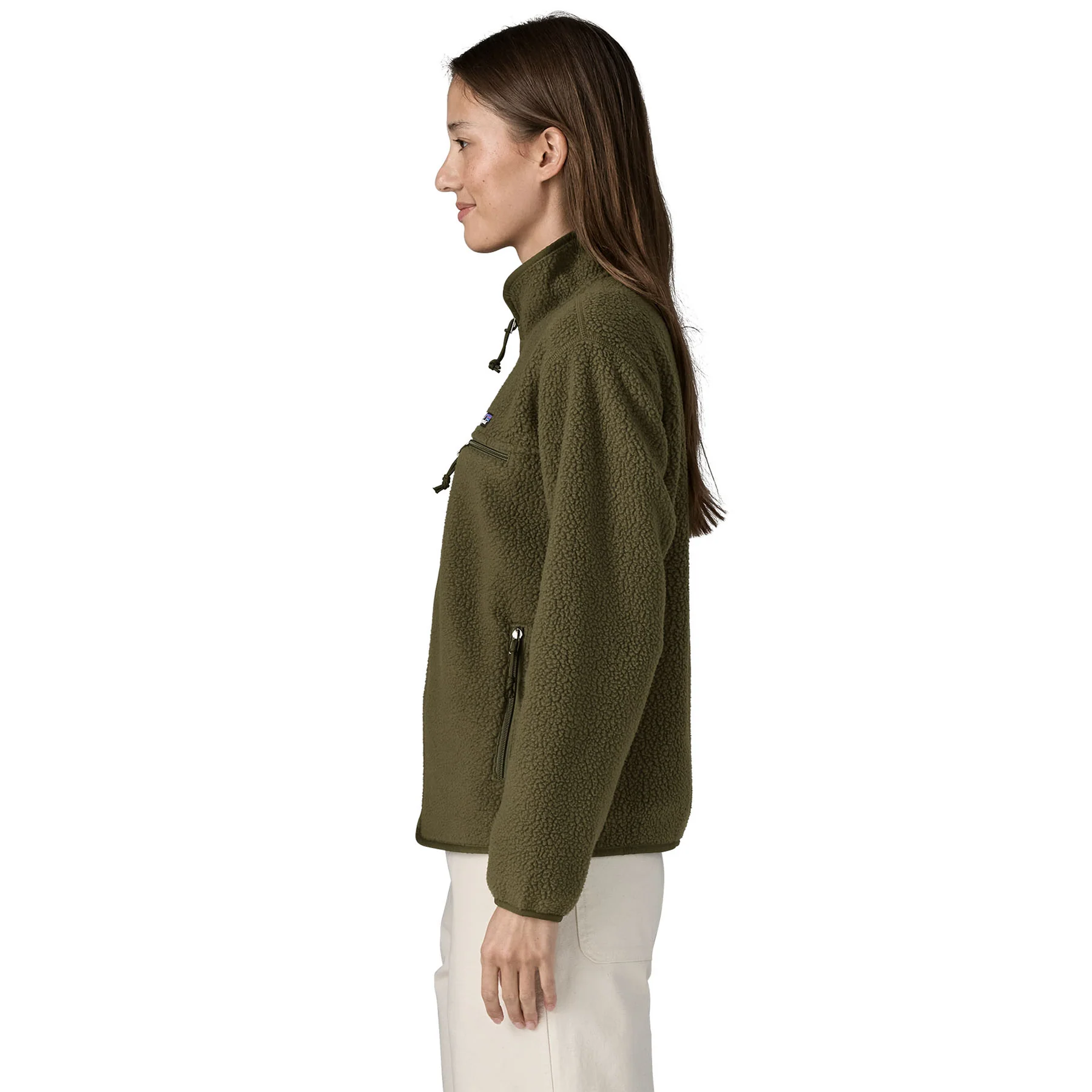 Patagonia Womens Retro Pile Fleece Jacket Basin Green