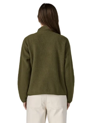 Patagonia Womens Retro Pile Fleece Jacket Basin Green