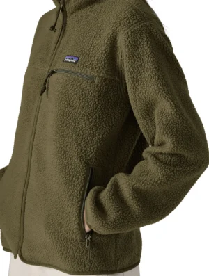 Patagonia Womens Retro Pile Fleece Jacket Basin Green