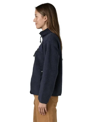 Patagonia Womens Retro Pile Fleece Jacket Sunken Blue