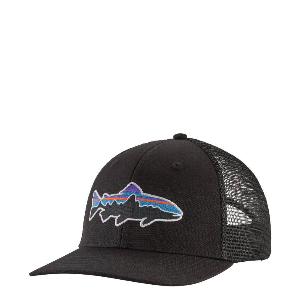 Patagonia Fitz Roy Trout Trucker Hat Black