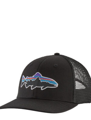 Patagonia Fitz Roy Trout Trucker Hat Black - Image 1