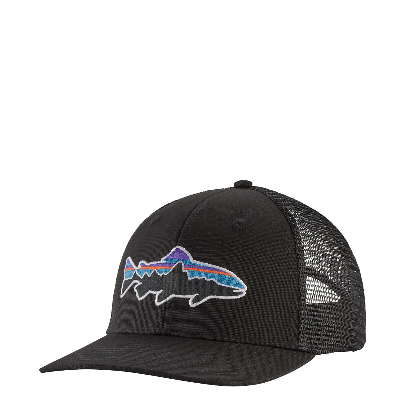 Patagonia Fitz Roy Trout Trucker Hat Black - Image 1