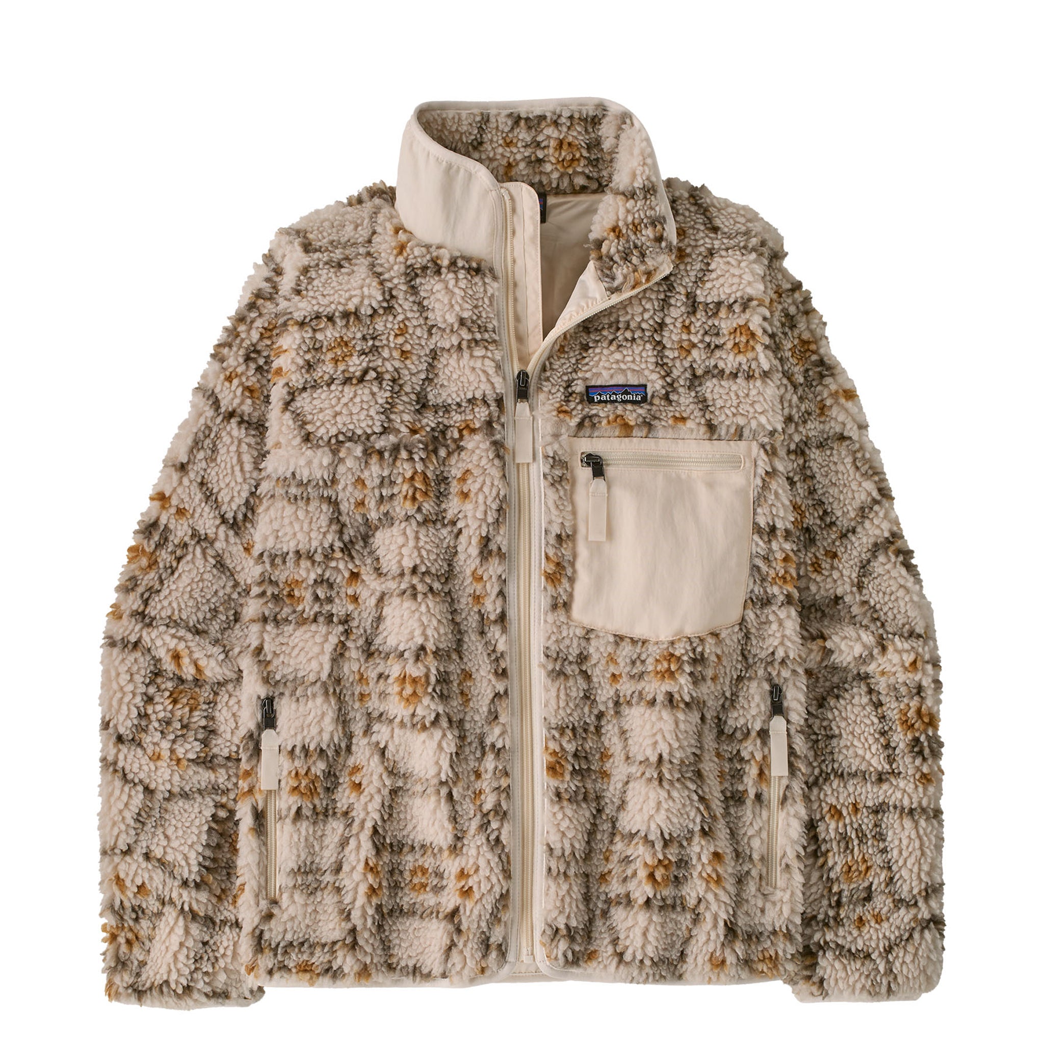 Patagonia Womens Classic Retro-X Fleece Jacket Snowshoe Hare / Natural