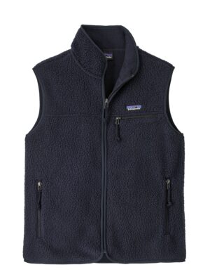 Patagonia Womens Retro Pile Fleece Vest Sunken Blue