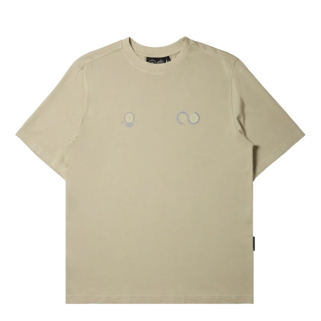 Purple Mountain Observatory Globe S/S Tee Sage / Purple Logo