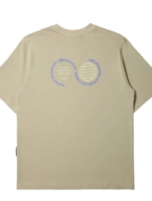 Purple Mountain Observatory Globe S/S Tee Sage / Purple Logo