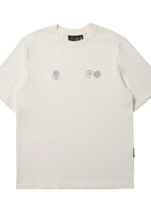 Purple Mountain Observatory Globe S/S Tee White / Green / Blue Logo