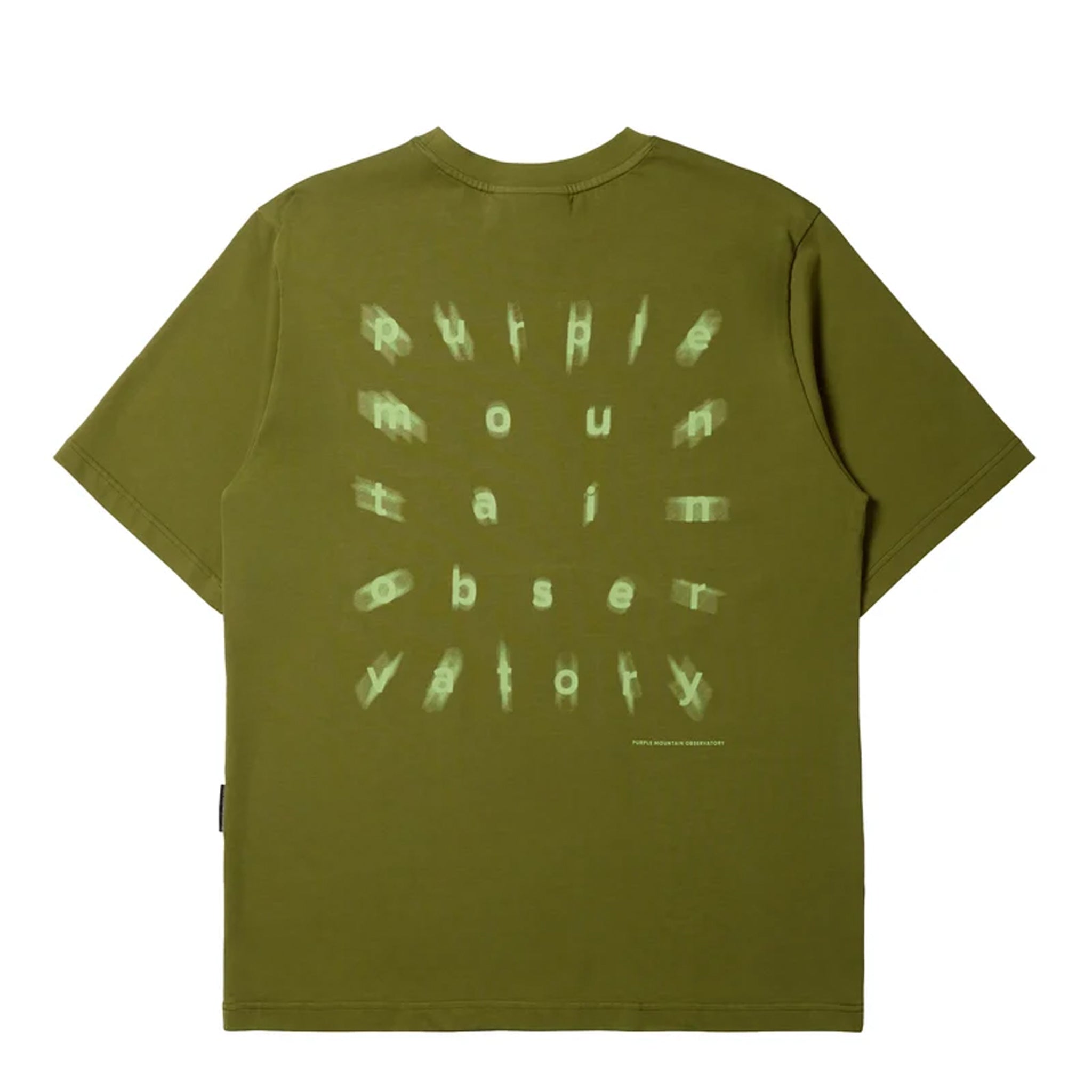 Purple Mountain Observatory Velocity S/S Tee Olive