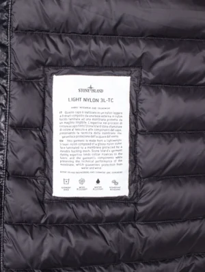 STONE ISLAND Light Nylon 3L-TC Down Jacket V0029 Black