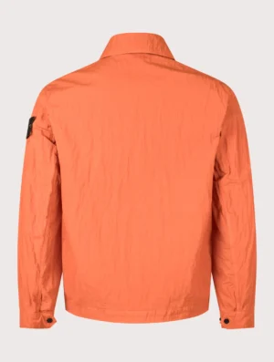STONE ISLAND Warp Rib Nylon-TC Jacket V003B Burnt Orange