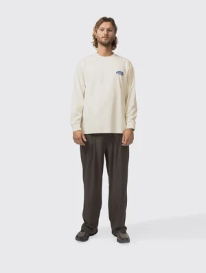 Snow Peak Campscape L/S T-Shirt Ivory