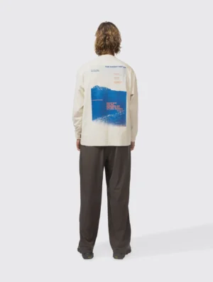 Snow Peak Campscape L/S T-Shirt Ivory