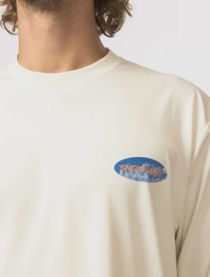Snow Peak Campscape L/S T-Shirt Ivory
