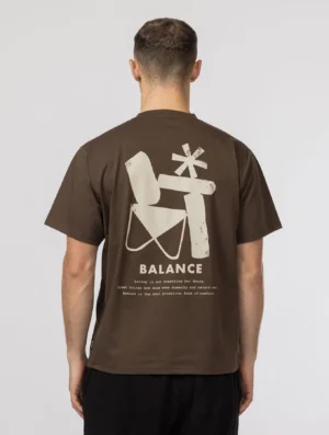 Snow Peak Elemental Balance T-Shirt Brown