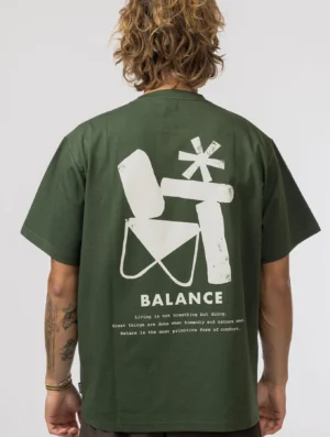 Snow Peak Elemental Balance T-Shirt Dark Green