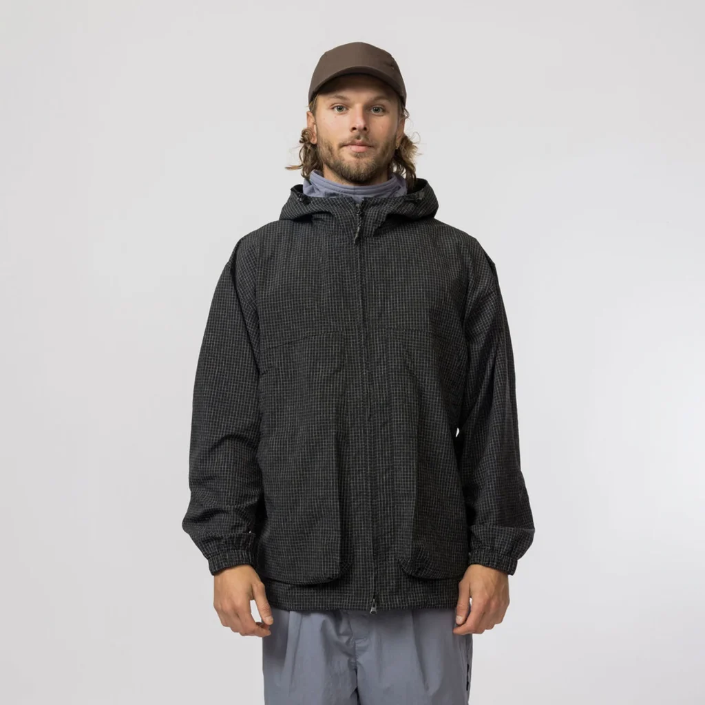Snow Peak Kasuri Ripstop Jacket Black