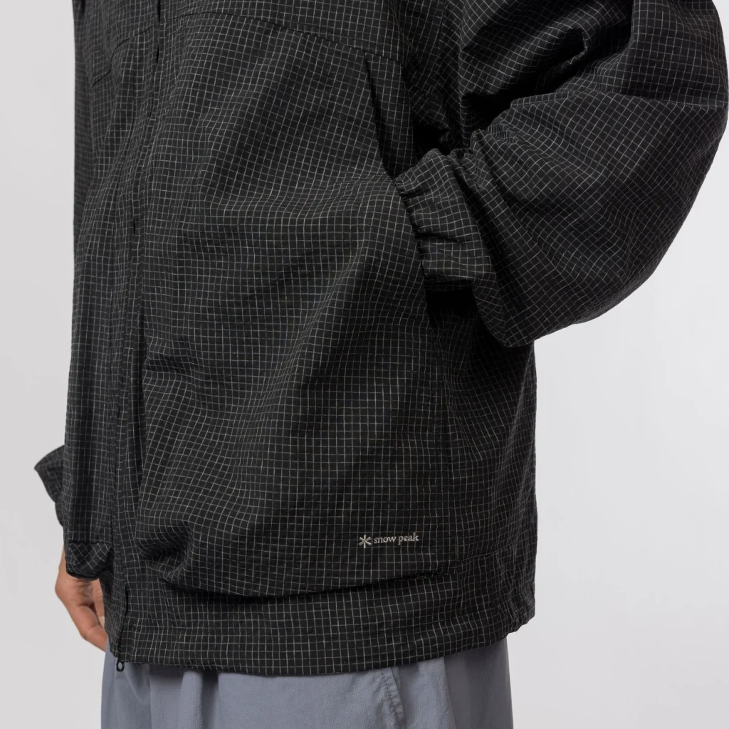 Snow Peak Kasuri Ripstop Jacket Black