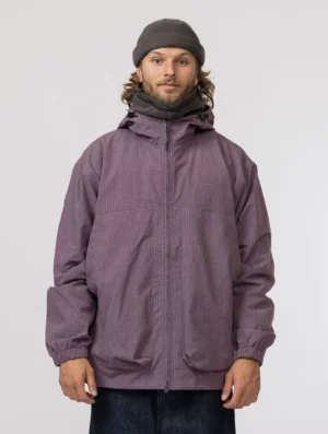 Snow Peak Kasuri Ripstop Jacket Dark Purple