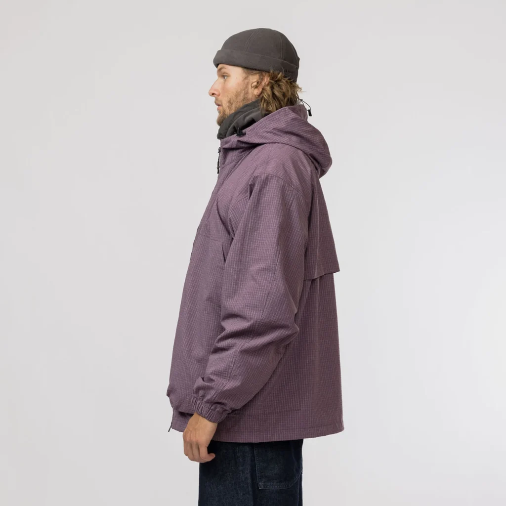 Snow Peak Kasuri Ripstop Jacket Dark Purple