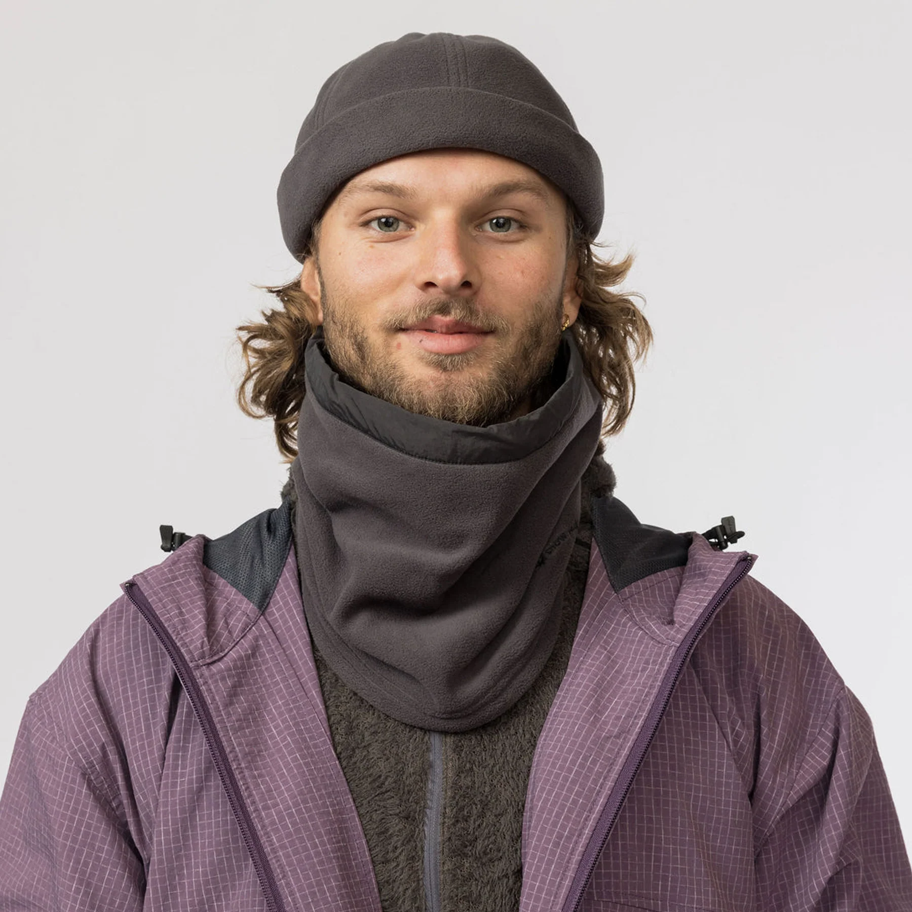 Snow Peak Kasuri Ripstop Jacket Dark Purple