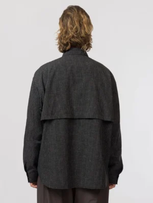 Snow Peak Kasuri Ripstop Shirt Black