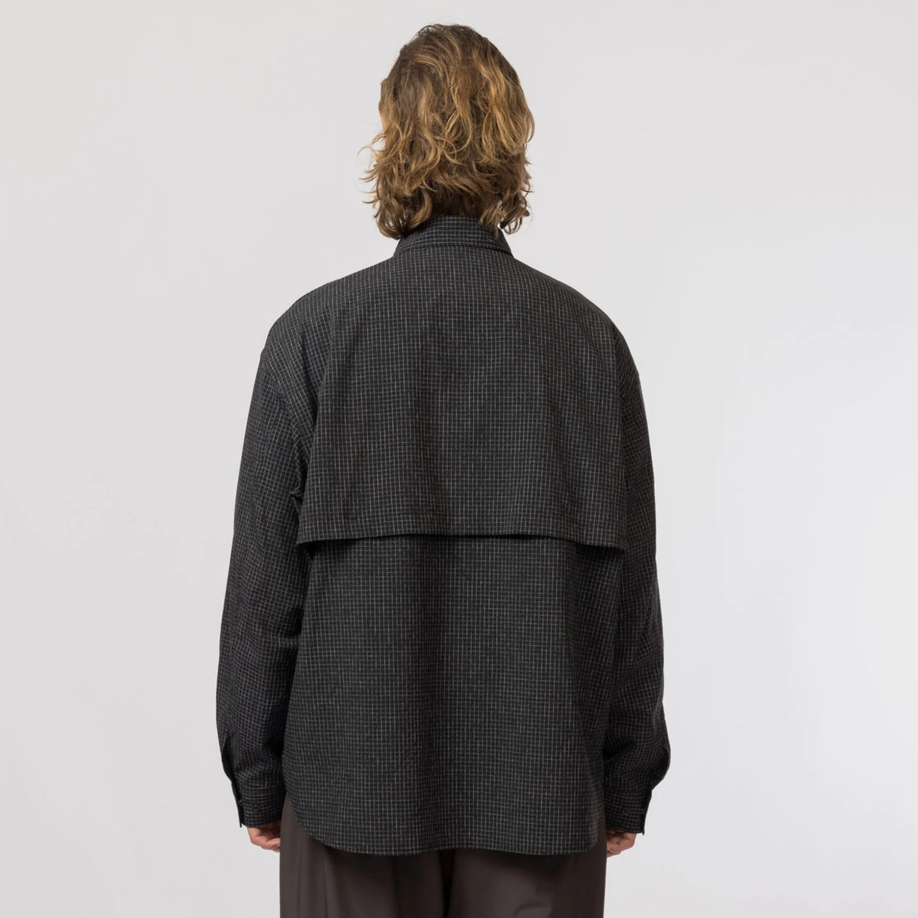 Snow Peak Kasuri Ripstop Shirt Black