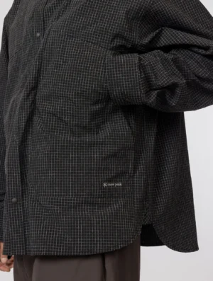 Snow Peak Kasuri Ripstop Shirt Black