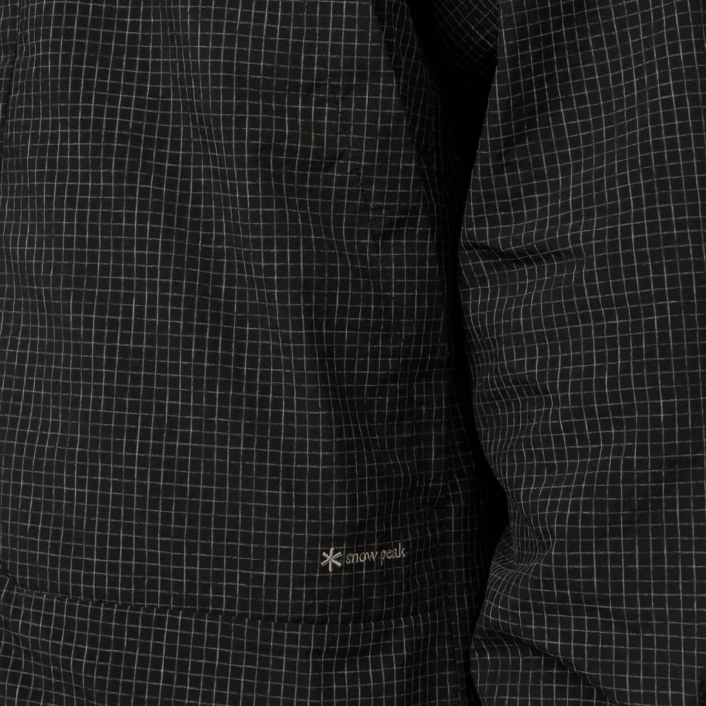 Snow Peak Kasuri Ripstop Shirt Black