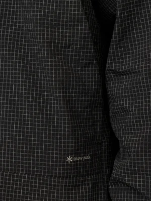 Snow Peak Kasuri Ripstop Shirt Black
