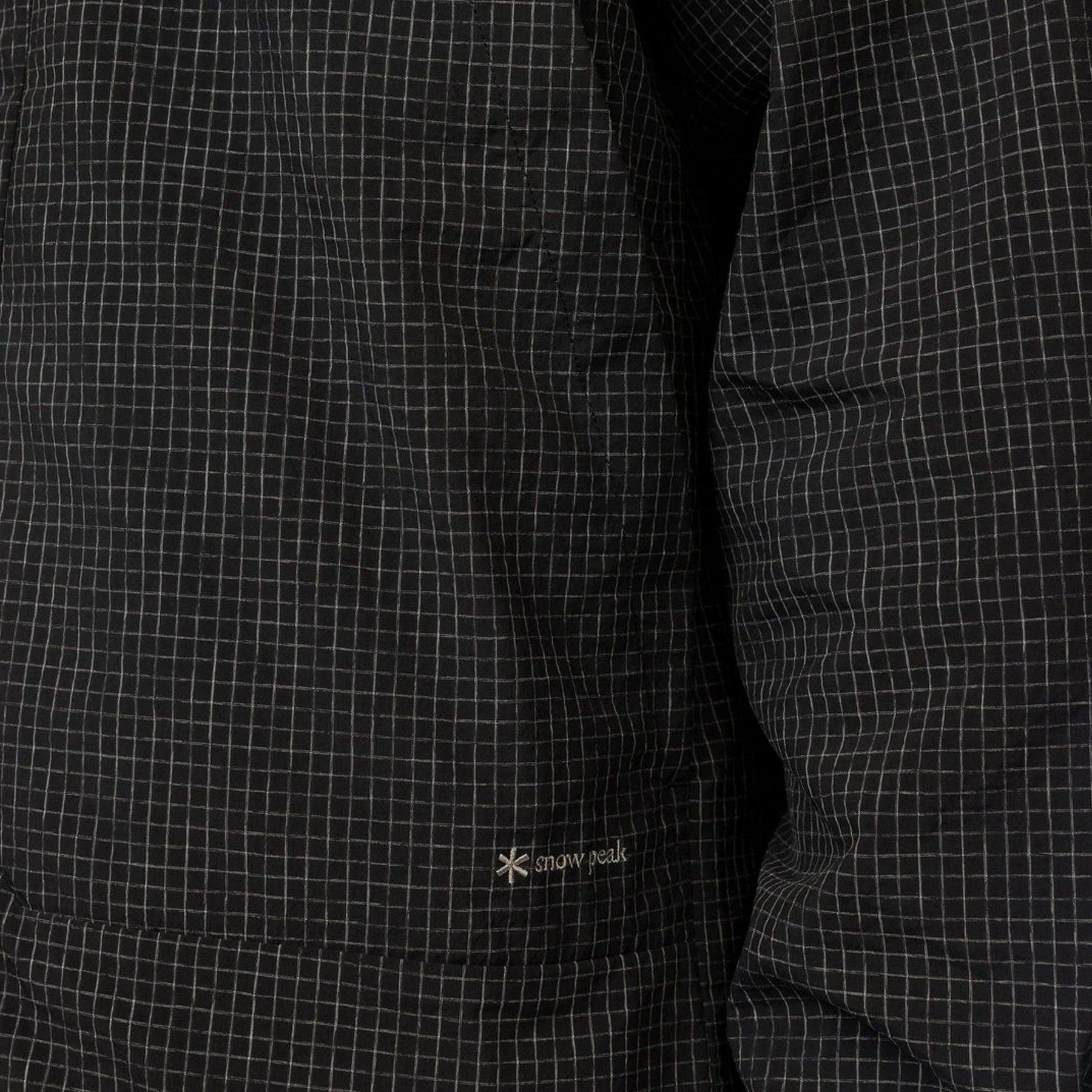 Snow Peak Kasuri Ripstop Shirt Black
