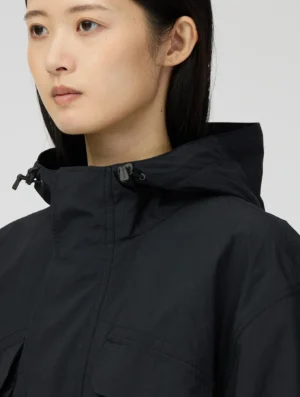 Snow Peak Nylon Double Rip Jacket Black