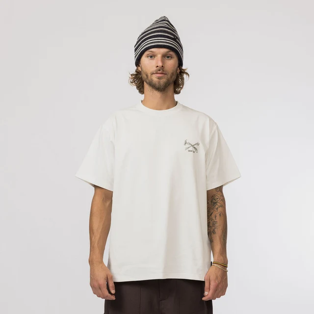 Snow Peak Pegs & Hammer T-Shirt Off White