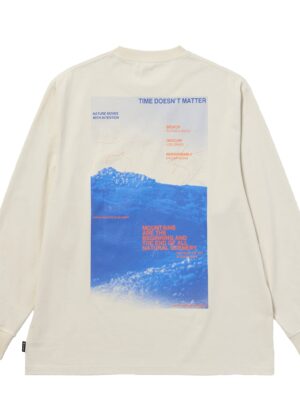 Snow Peak Campscape L/S T-Shirt Ivory