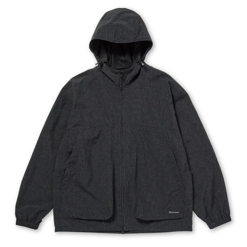 Snow Peak Kasuri Ripstop Jacket Black