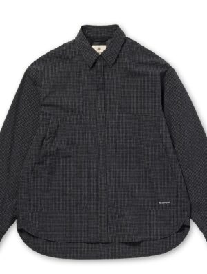 Snow Peak Kasuri Ripstop Shirt Black