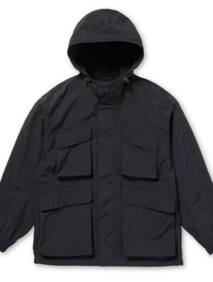 Snow Peak Nylon Double Rip Jacket Black - Image 1